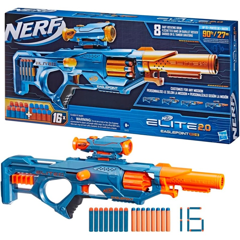 NERF Elite 2.0 Eaglepoint RD-8 Blaster