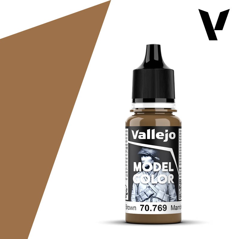 Vallejo Model Color Mustard Brown 18ml