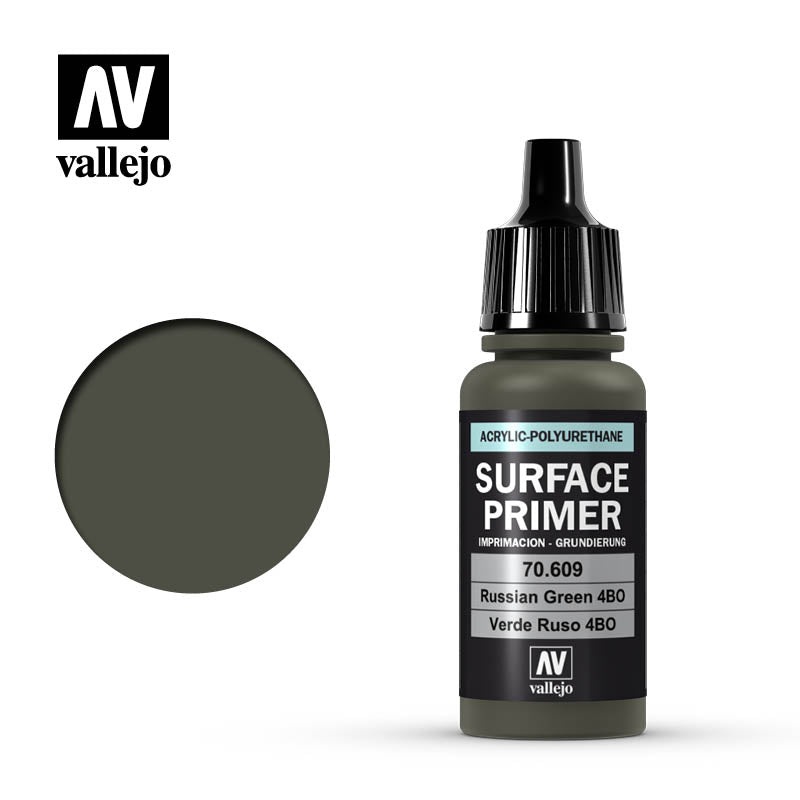 Vallejo Surface Primers: Russian Green 4BO – 17ml