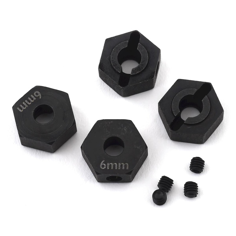Factory Team 6mm Steel Enduro Wheel Hexes (4) (ASC42076)