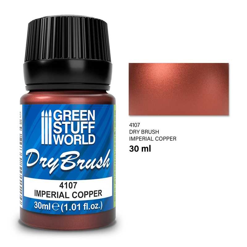 GREEN STUFF WORLD Metallic Dry Brush – IMPERIAL COPPER 30 ml