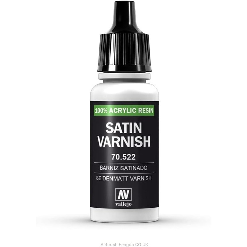 Satin Varnish Model Color Acrylic Resin 17mL