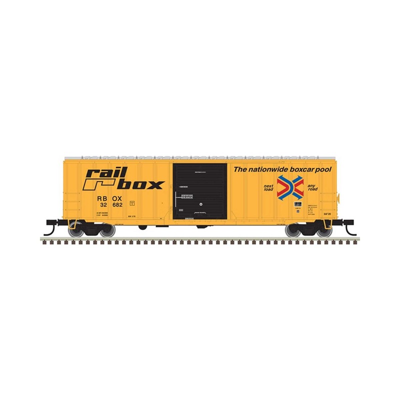 HO 50’6″ Box Car Railbox 32682 (ATL20006719)