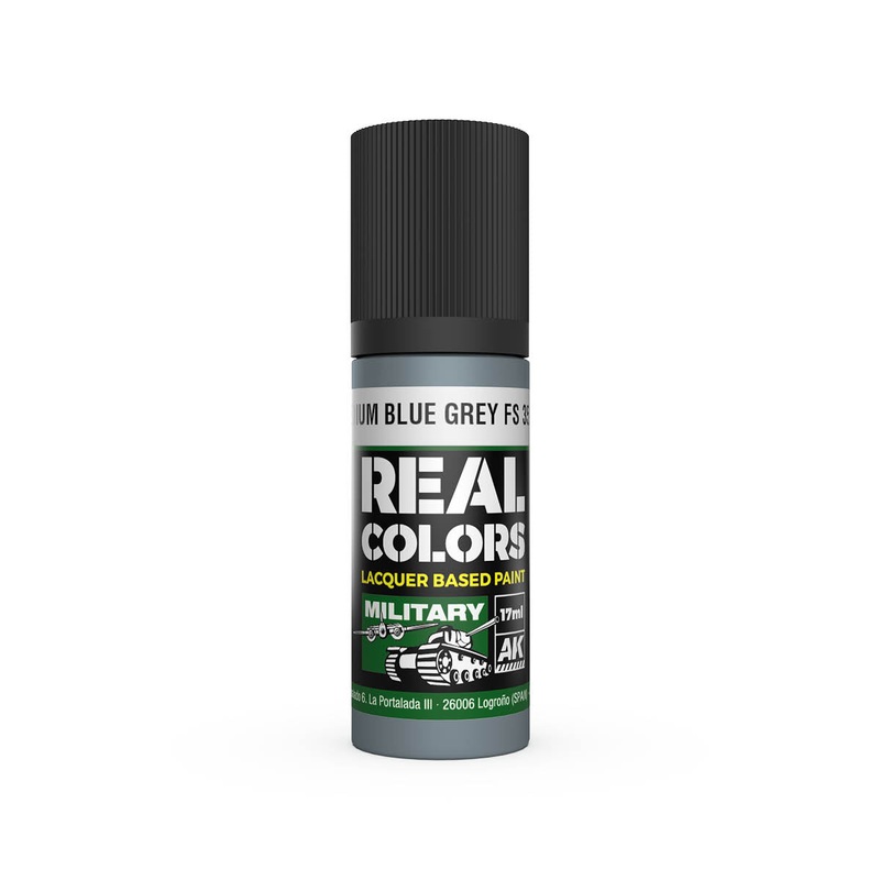 AK Real Colors Medium Blue Grey FS 35237 Lacquer Paint 17mL