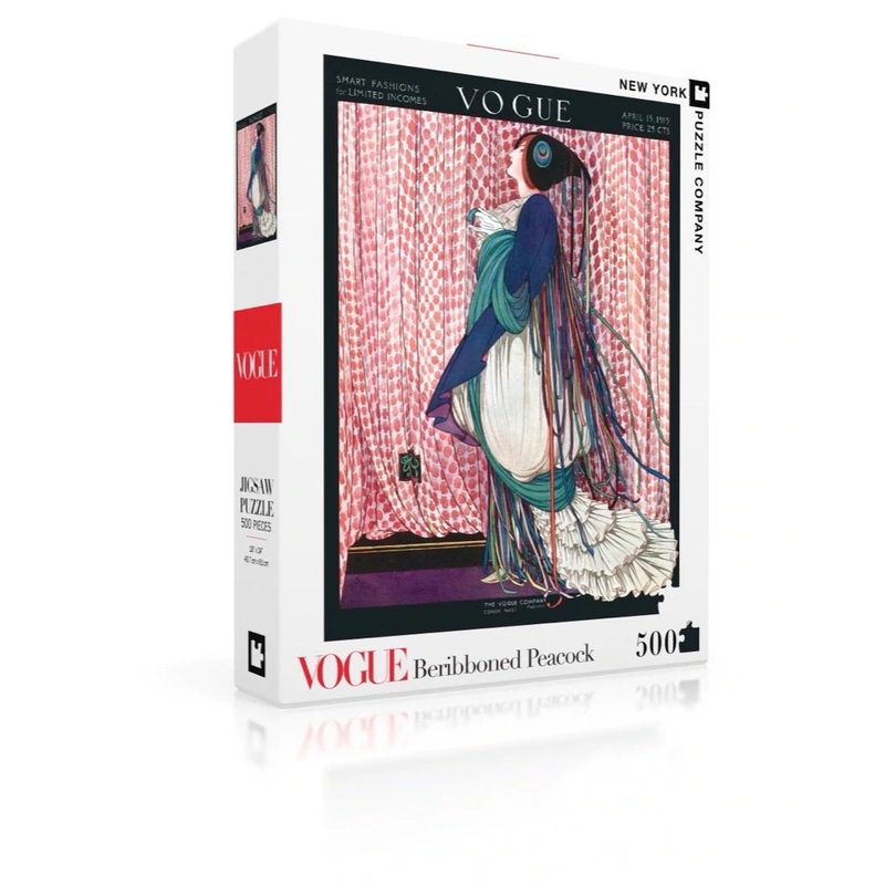 Vogue Beribboned Peacock (500 Piece) Puzzle
