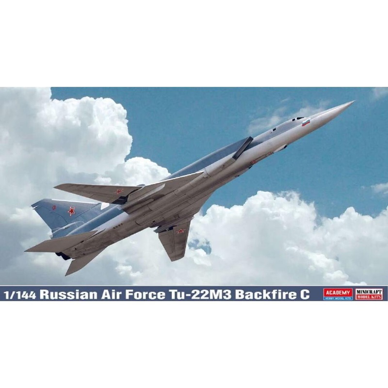 ACADEMY   1/144 Russian Airforce Tu-22M3 Backfire C Plastic Model Kit