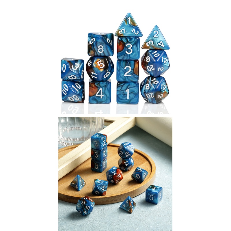 Acrylic Dice Set Betta (12pcs)