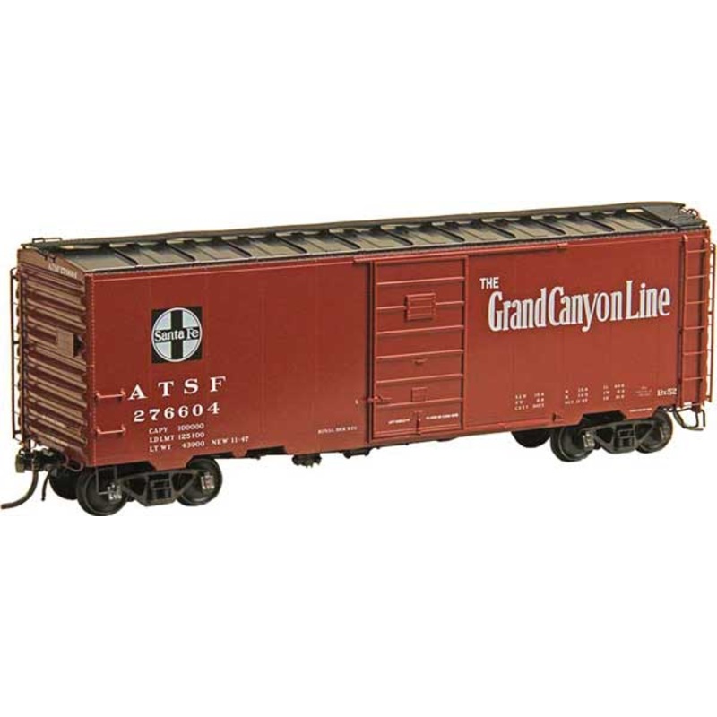 HO ATSF 6′ Door Boxcar Red Topeka & Santa Fe #276604 (KAD4328)