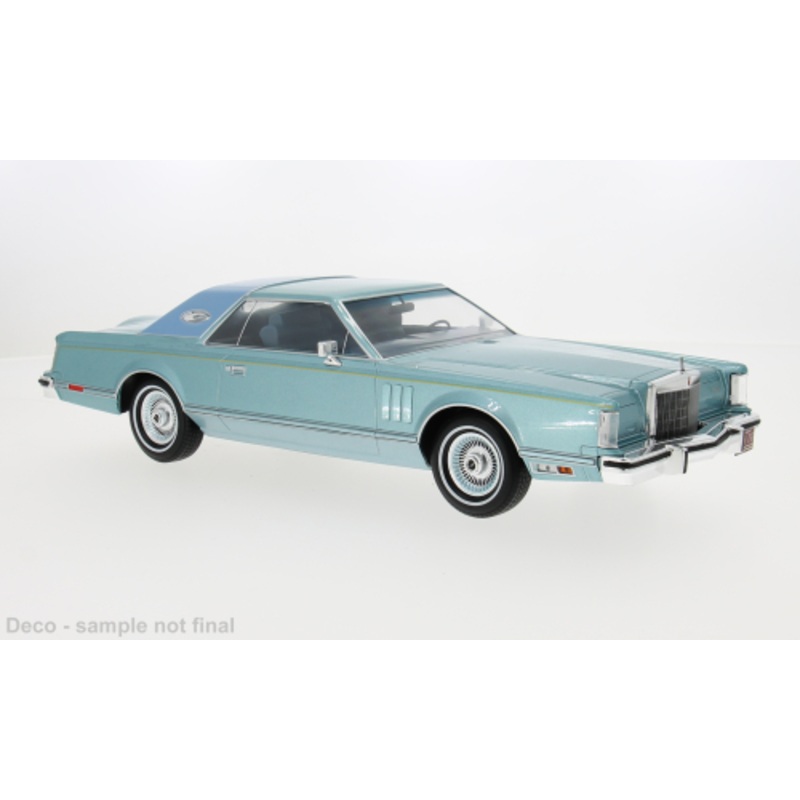 Lincoln Continental Mark V, light blue, 1978