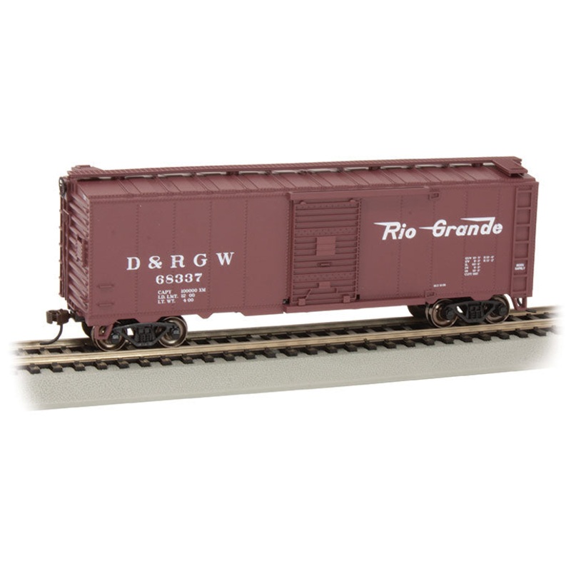 15010 HO Scale Steam Era 40′ Box Car Rio Grande #68337