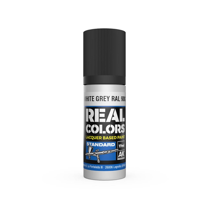 AK Real Color White Grey RAL 9002 Lacquer Paint 17mL