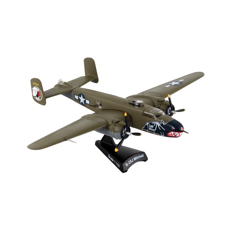 POSTAGE STAMP B-25J MITCHELL BETTY'S DREAM 1/100