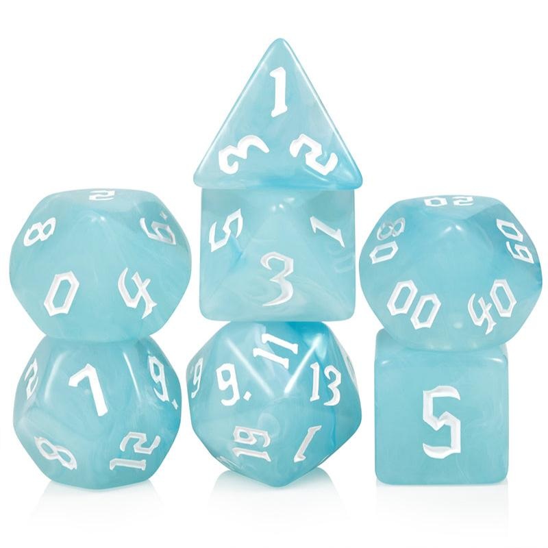 Acrylic Dice Set – Glacier (7pcs)