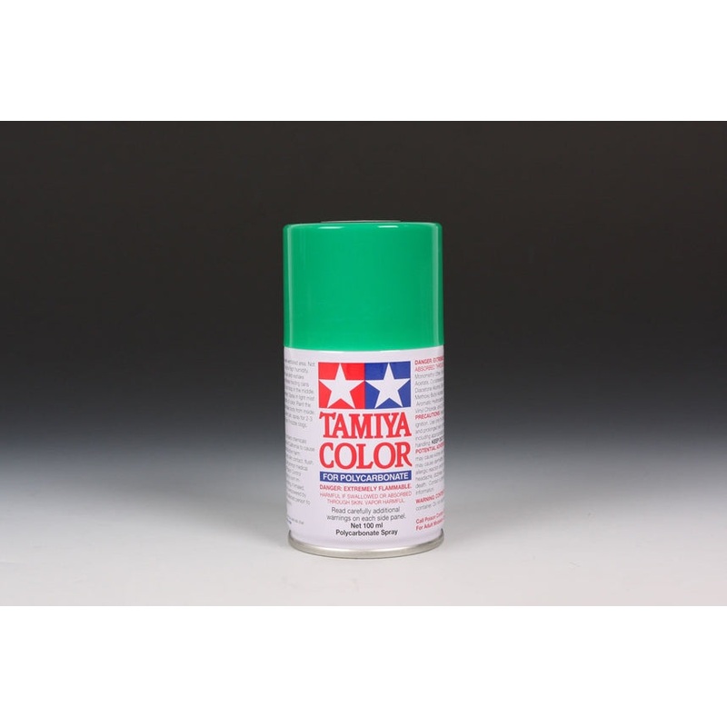 Tamiya Color PS-25 Bright Green Polycarbonate Spray Paint 100mL TAM86025