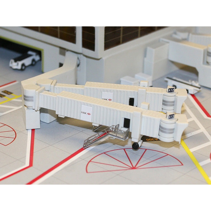 GEMINI AIRBRIDGE SET 2 (3 DOUBLE WIDEBODY BRIDGES) 1/400