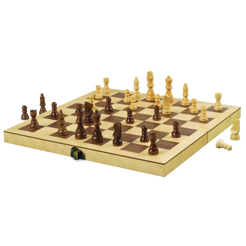 12″ Wood Chess Set
