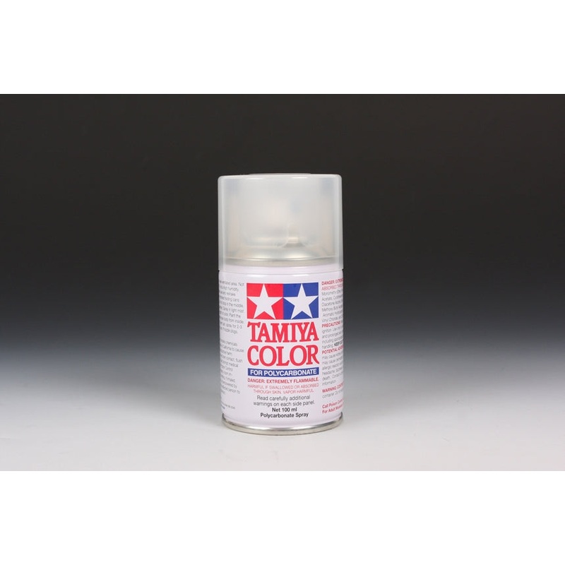 Tamiya Color PS-55 Flat Clear Flat Polycarbonate Spray Paint 100mL