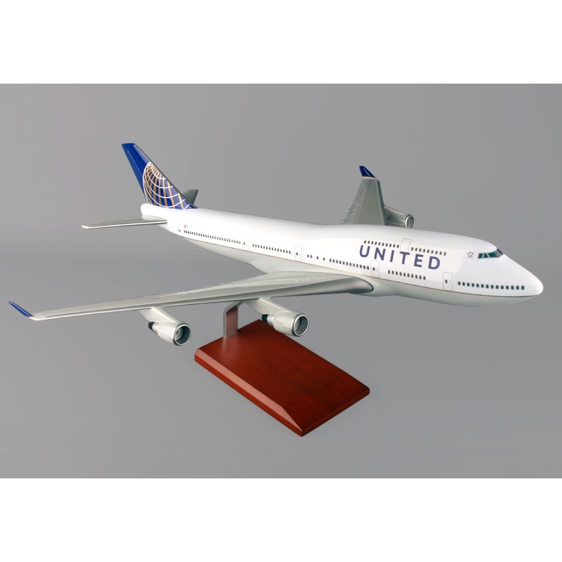 EXEC SER UNITED 747-400 1/100 POST CONTINENTAL MERGER(KB747C