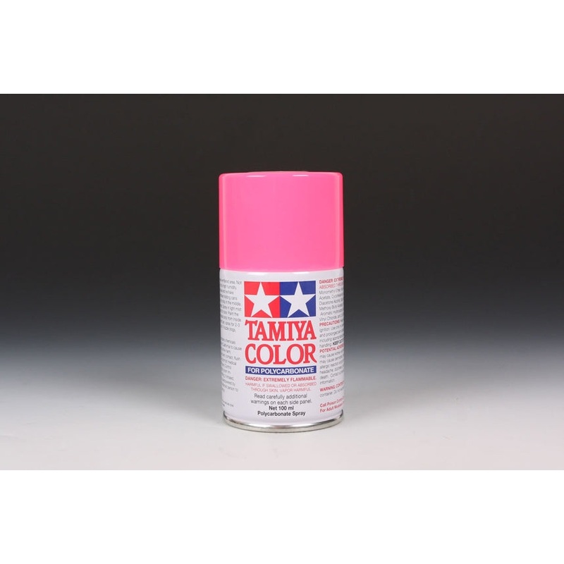 Tamiya Color For Polycarbonate PS-29 Fluorescent Pink 100mL Spray Paint Can TAM86029